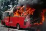 Bus Trans Jakarta Terbakar