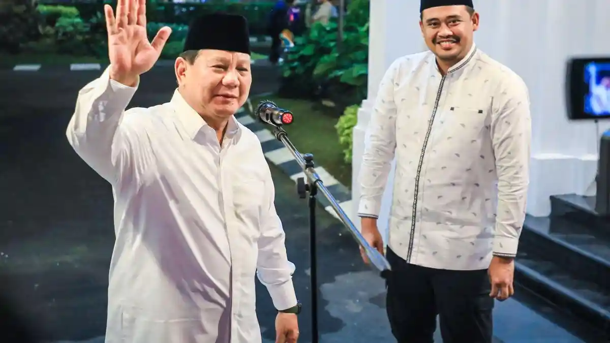 Menteri Pertahanan Prabowo Subianto Sebut Bobby Nasution Cukup Baik Pimpin Pemko Medan