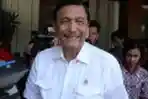 Luhut Binsar Panjaitan Usai Rapat Menko