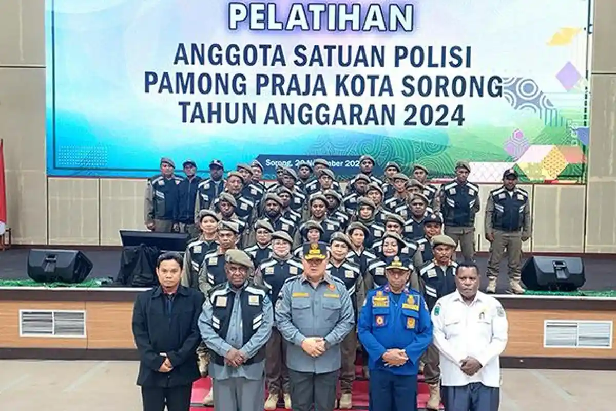 Direktur Pol PP dan Linmas Kemendagri Ingatkan 3 Tugas Utama ke Anggota Satpol PP Kota Sorong