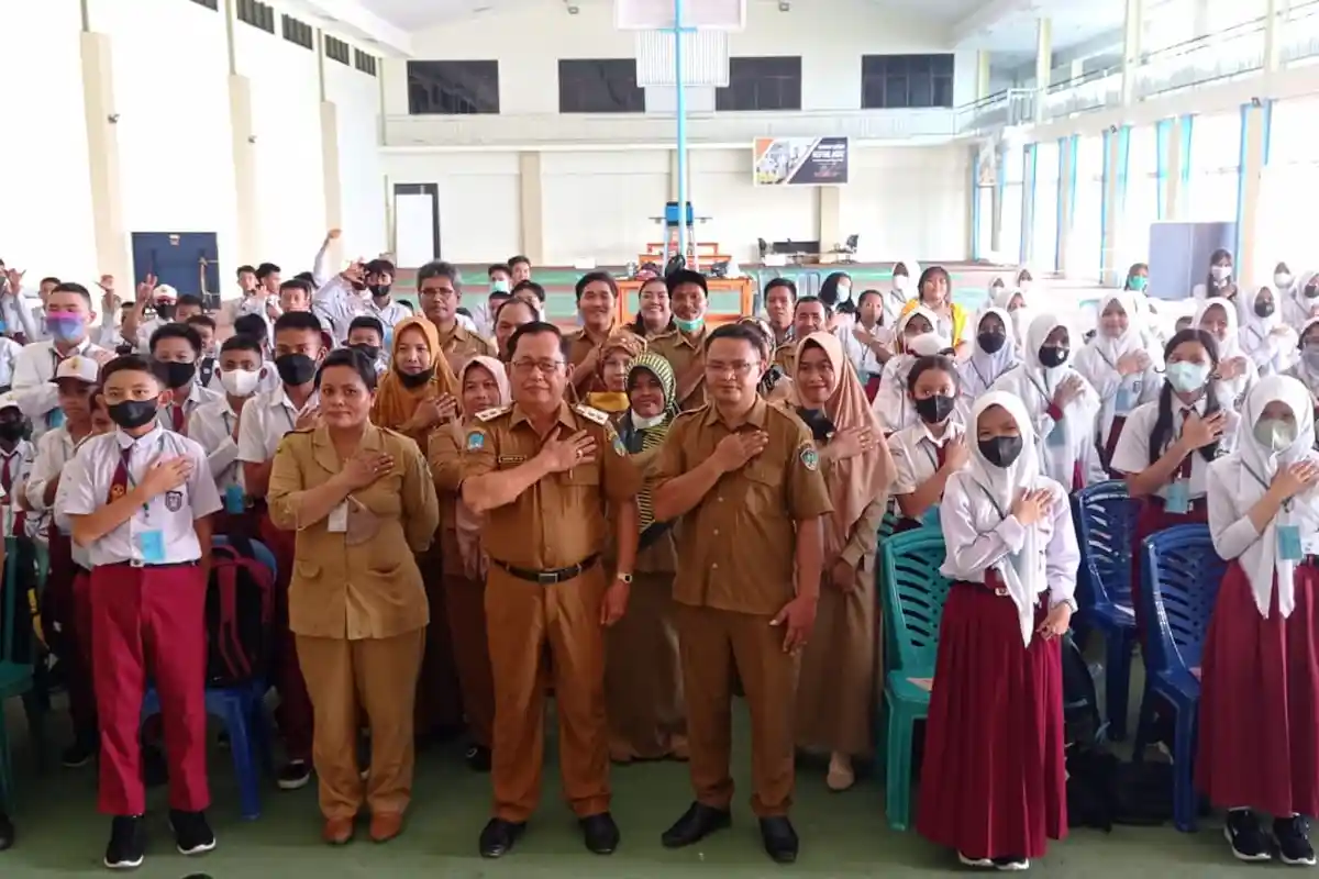 Cegah Penyalahgunaan Narkoba di Sekolah, SMPN 6 Tana Tidung Berikan Edukasi Sejak Dini Kepada Siswa 