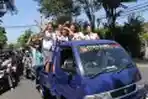 Aksi Corat-coret dan Konvoi Kelulusan SMA di Bali