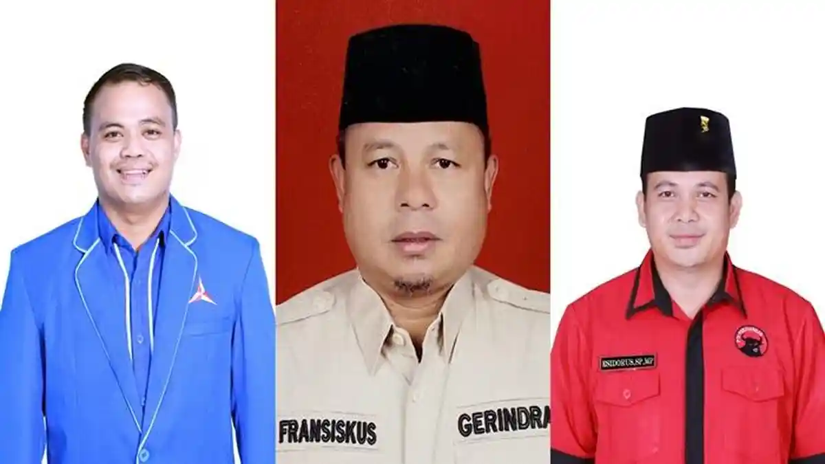 Data Perolehan Suara Pimpinan DPRD Bengkayang 2019-2024, Adik Suryadman Gidot Tertinggal