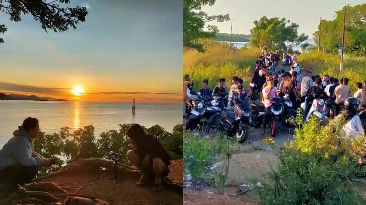 Ratusan Masyarakat Boalemo Gorontalo Kunjungi Bukit Bajo saat Awal Puasa Ramadan