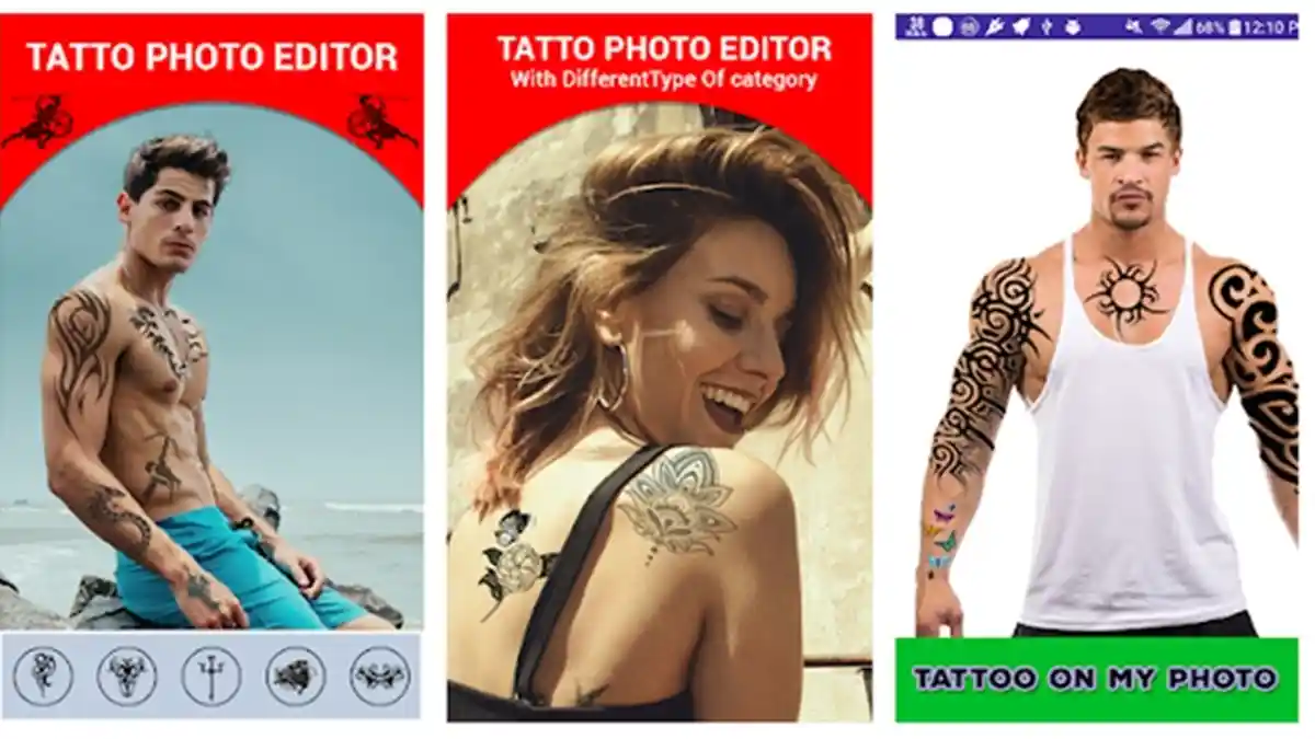 Tanpa Profesional, Ini Cara dapatkan Tato Eksentrik Lewat Aplikasi Edit Foto Tattoo