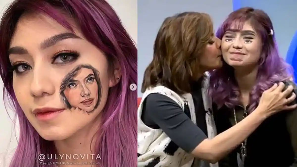 4 Jam Gambar Najwa Shihab di Wajahnya, Uly Novita Girang Pipinya Dicium Mbak Nana : Gak Cuci Muka !