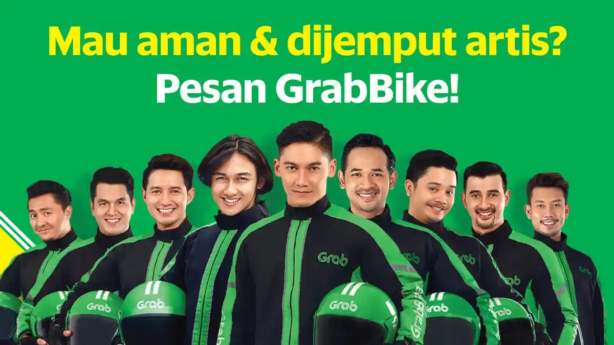 Naik GrabBike Disetirin Artis, Mau?