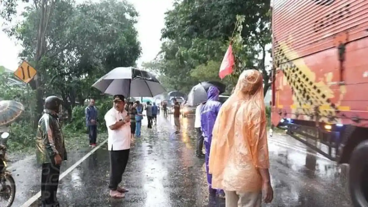 Hadapi Ancaman Cuaca Ekstrem, BPBD Nganjuk Latih Relawan Desa Pantau Potensi Terjadinya Bencana