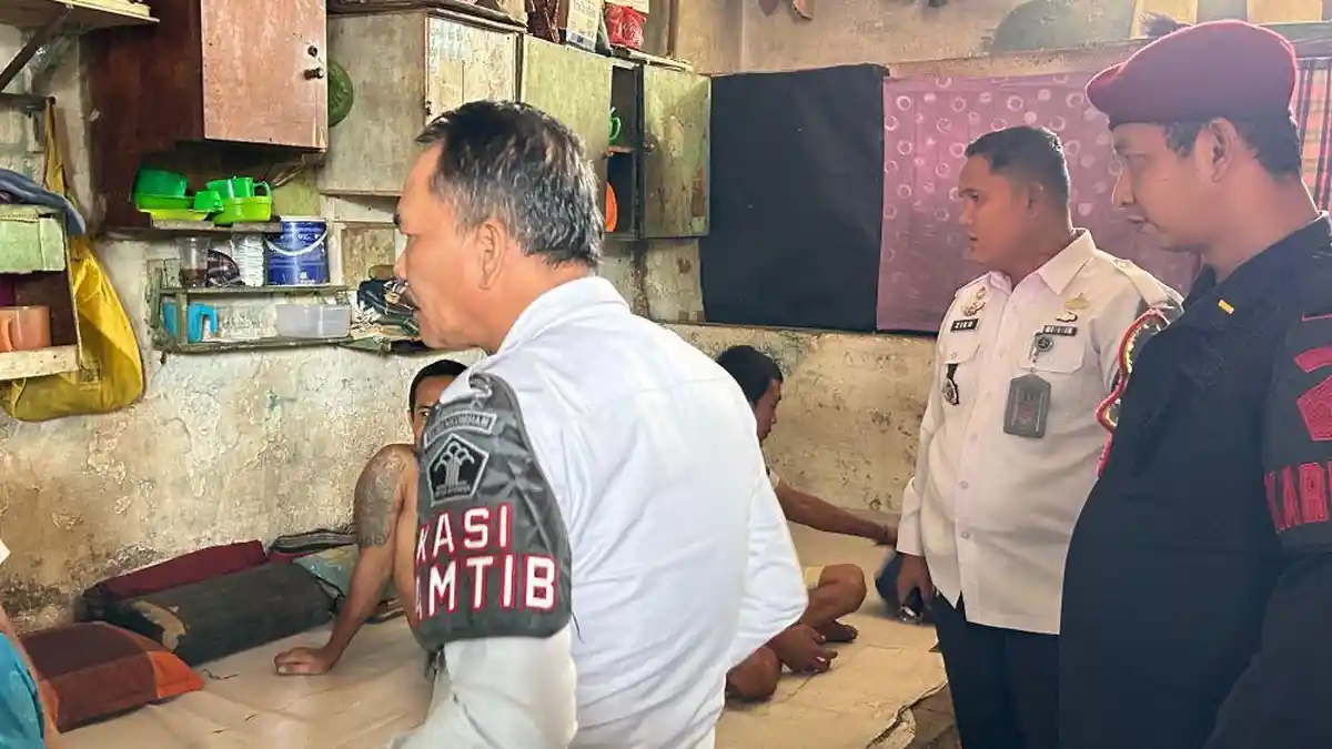 Pastikan Keamanan Terjaga, Lapas Labuhan Ruku Kanwil Kemenkumham Sumut Lakukan Kontrol Keliling