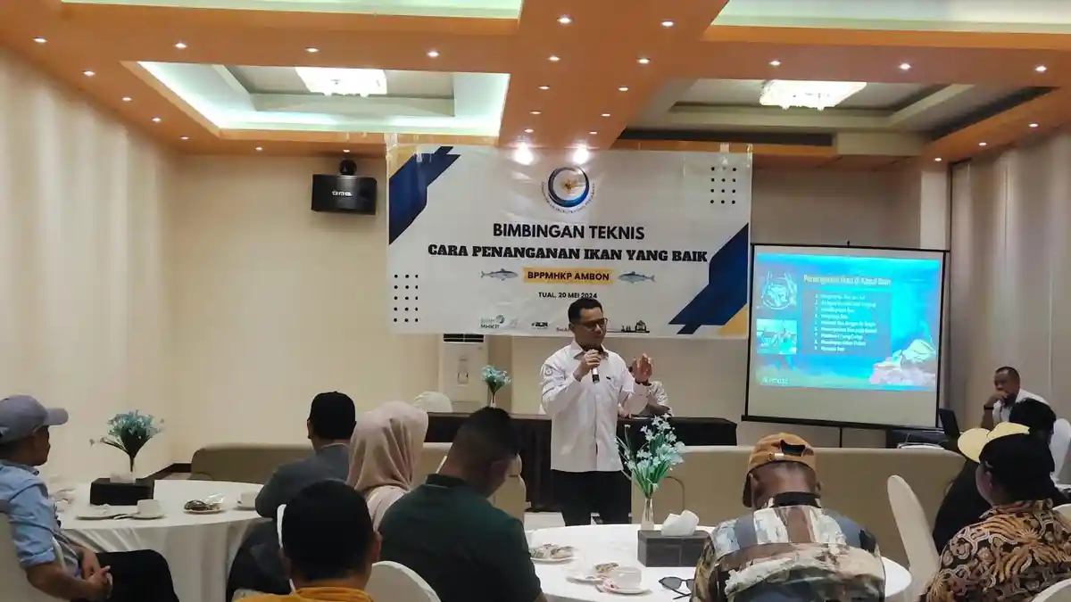 BPPMHKP Ambon Gelar Bimtek Cara Penanganan Ikan yang Baik di Tual