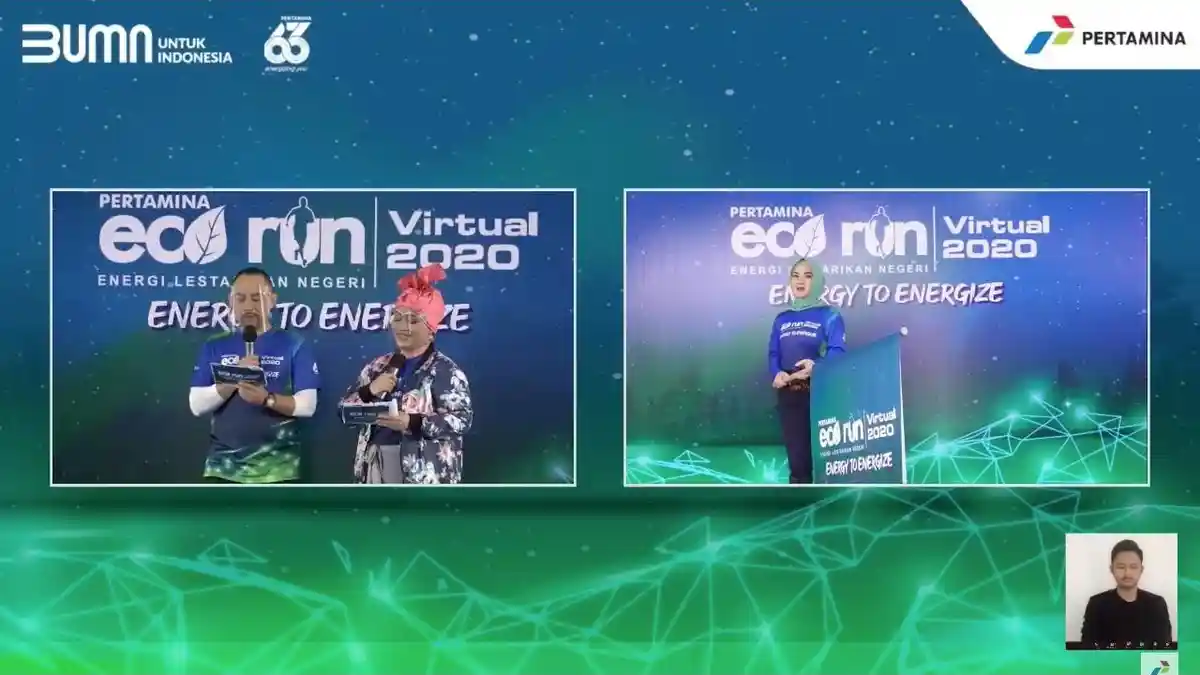 Pertamina Virtual Eco Run 2020, 3 Ribu Runner Donasi Rp 2,95 M untuk Kaum Difabel