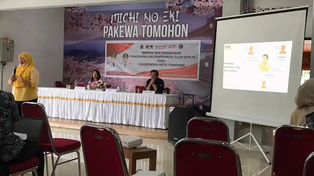 KPK Bekali Jajaran Pemkot Tomohon Sulawesi Utara Terkait Pengendalian Gratifikasi