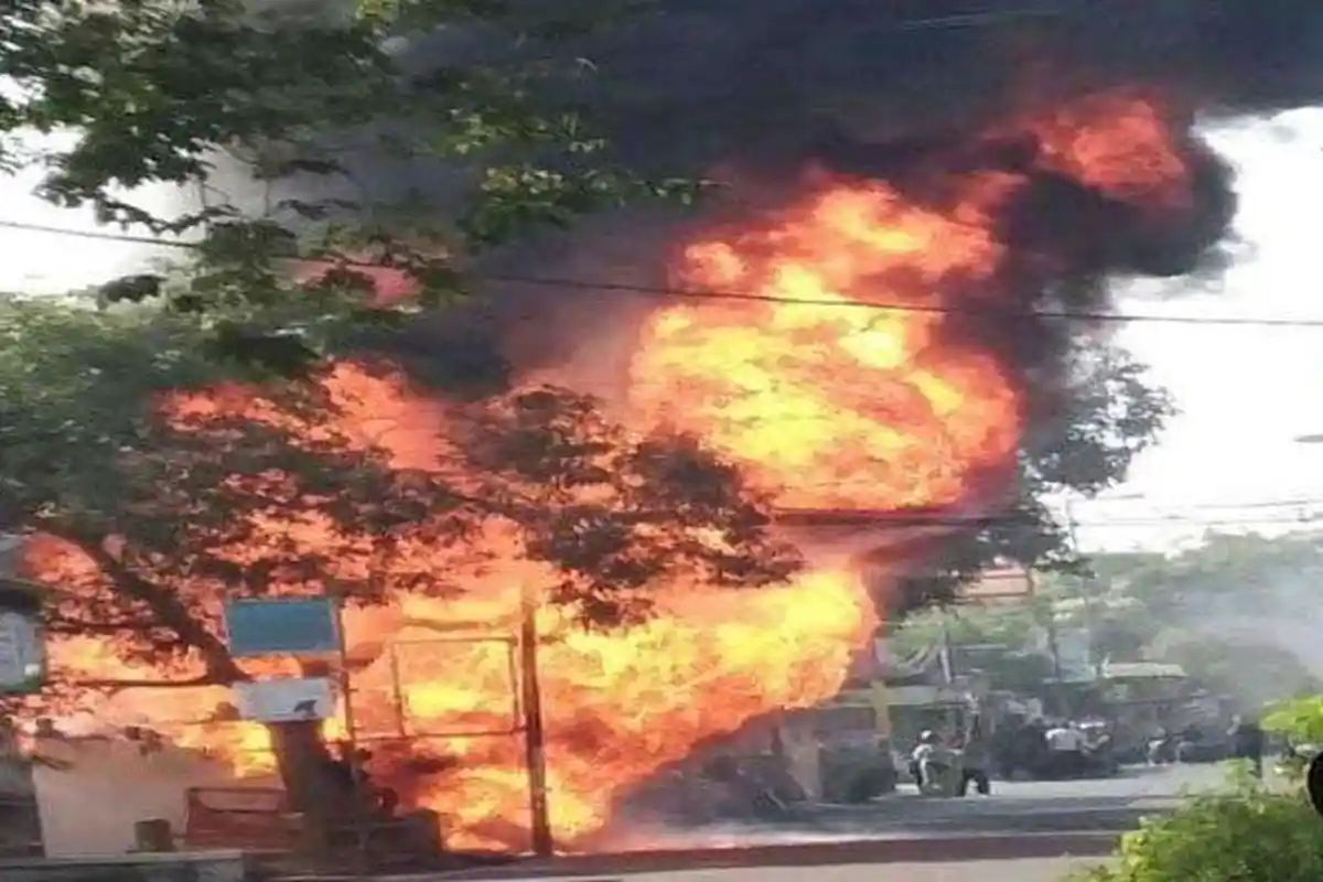 Pom Bensin Mini Milik Masyarakat Terbakar, Tak Ada Korban Jiwa, Penyebabnya Karena Ini