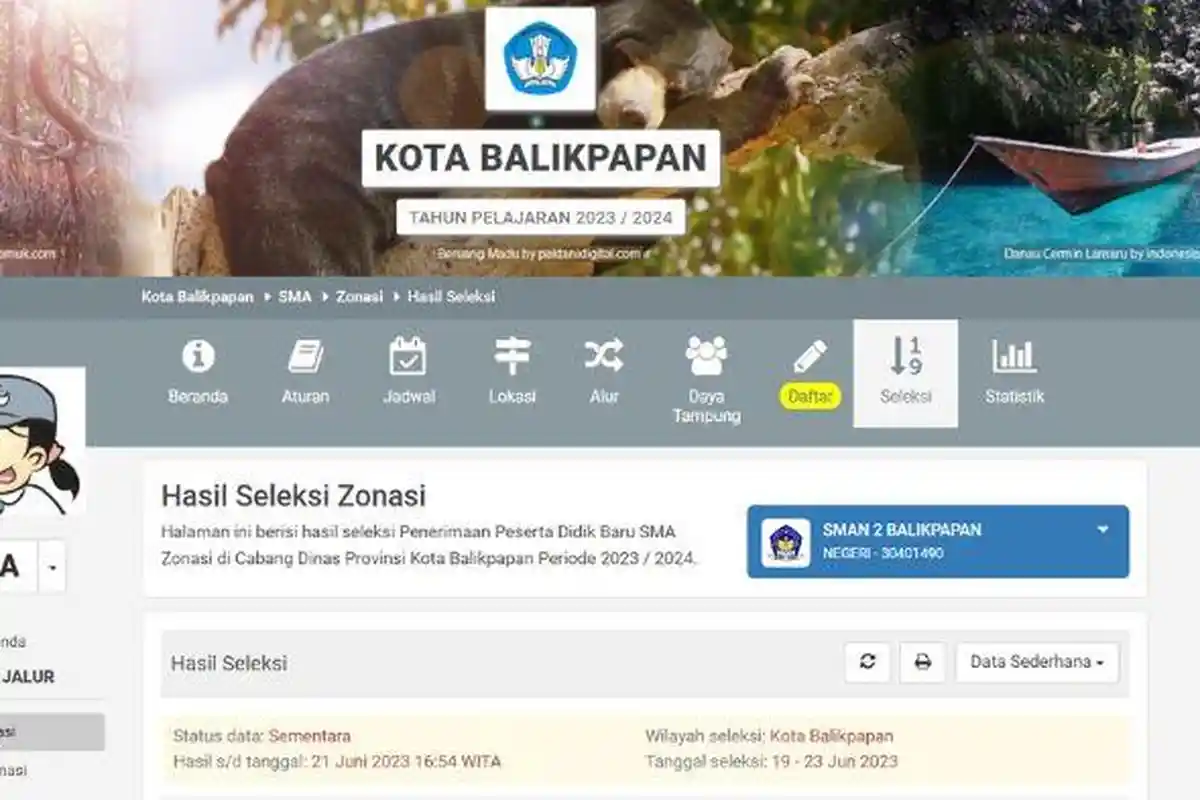 PPDB Balikpapan 2023 SMA/SMK Tahap 2 Ditutup, Cek Hasil Seleksi dan Jadwal Daftar Ulang