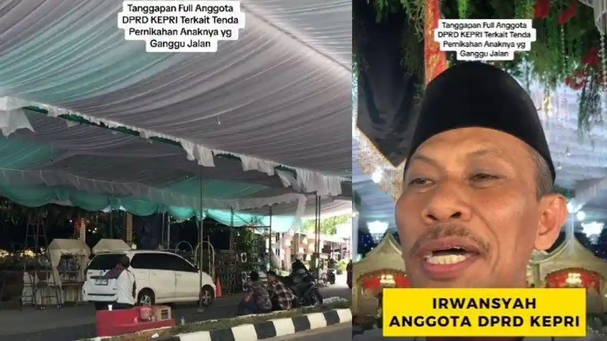 Inilah Sosok Irwansyah, Anggota DPRD Kepri Tutup 2 Jalan saat Nikahkan Anak, Kekayaannya Rp3,2 M