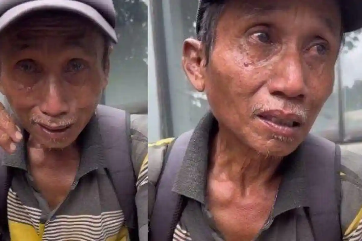 Kelaparan Tak Ada Uang, Hermawan Kuli Bangunan Menangis Dapat Makan Gratis: 2 Minggu Gak Dibayar