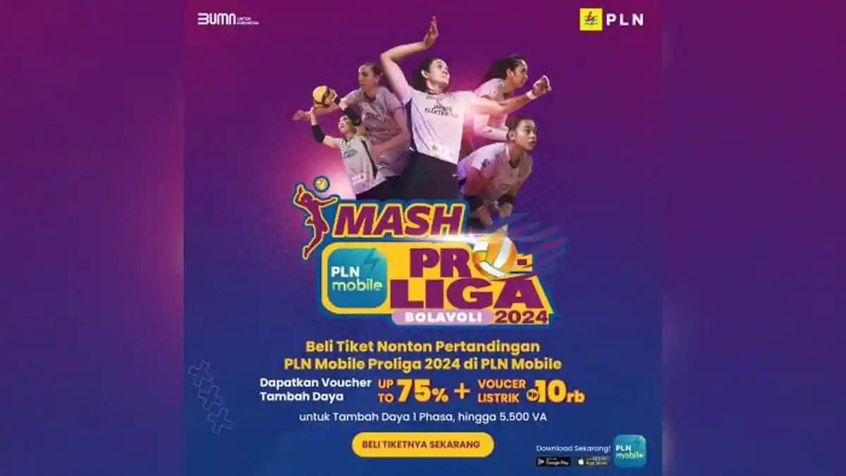 6.842 Penonton PLN Mobile Proliga Dapat Promo "Smash" Diskon Tambah Daya Listrik PLN