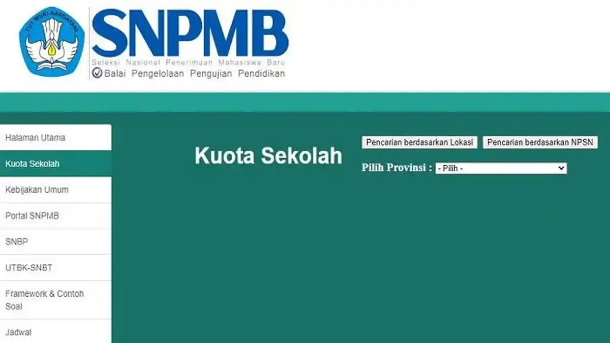 Cara Cek Kuota Sekolah SNBP 2023, Segera Akses Laman snpmb.bppp.kemdikbud.go.id