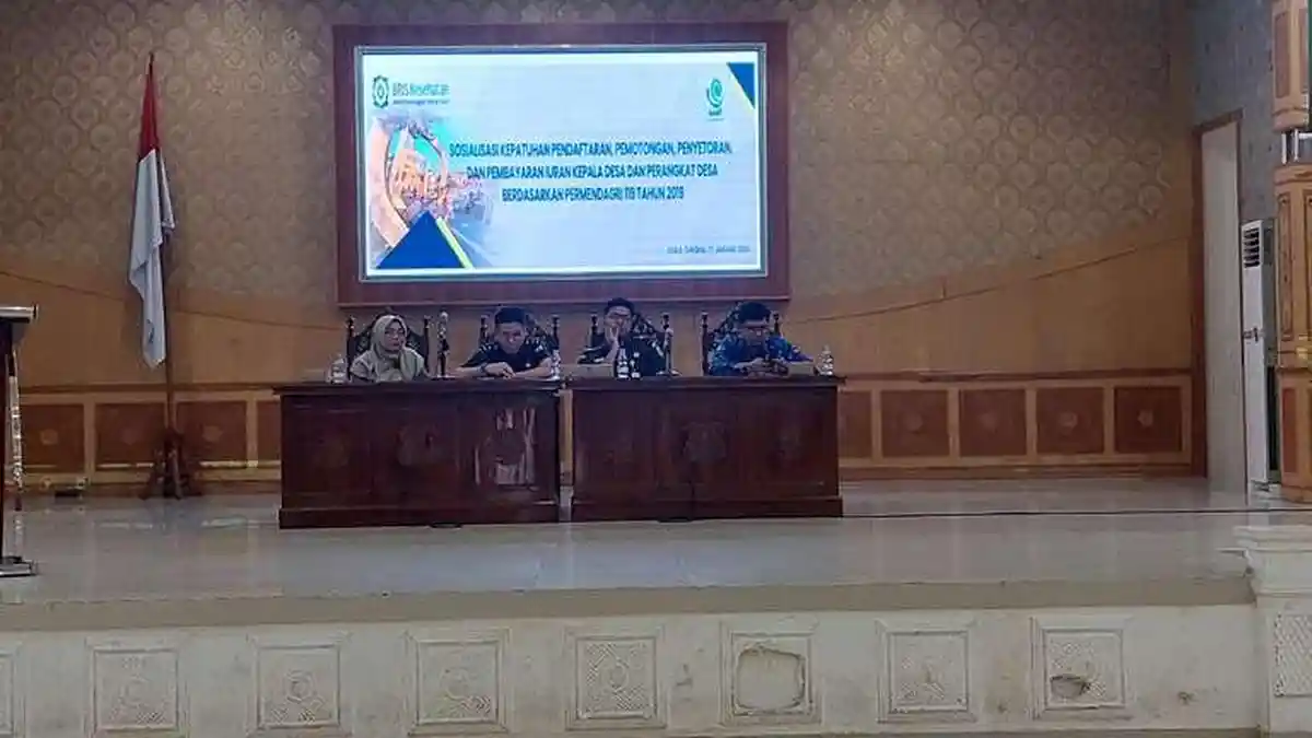 BPJS Kesehatan Sosialisasi Jaminan Kesehatan Kepada Kades dan Perangkat di Tanjung Jabung Barat