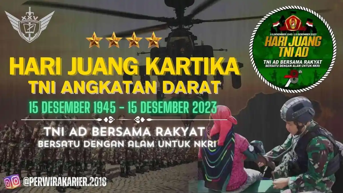 Mengenal Hari Juang Kartika TNI-AD yang Diperingati Setiap 15 Desember