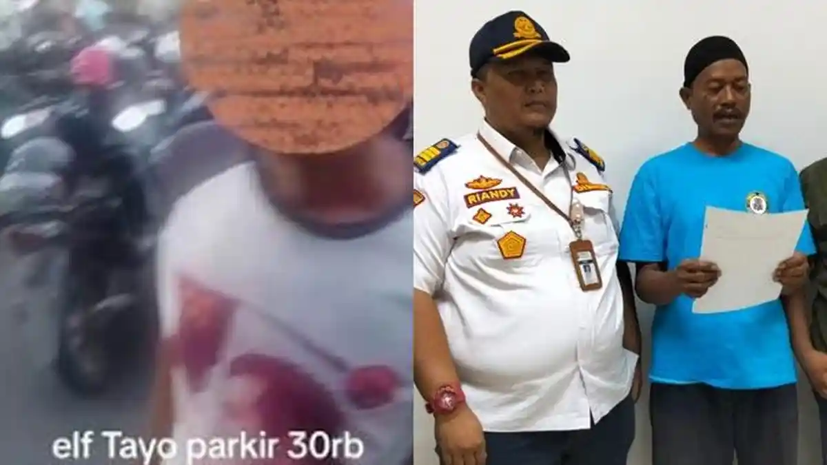 Jukir Liar Minta Tarif Parkir Rp30.000 Minta Maaf Sudah Getok Harga, Ternyata Penjual Pecel Lele