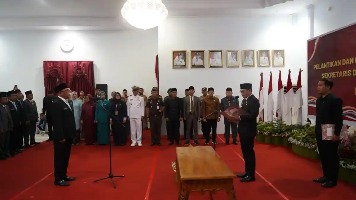 Sah! Deddy Ramdhani Jadi Sekda Seluma, Ini Pesan Bupati Teddy Rahman