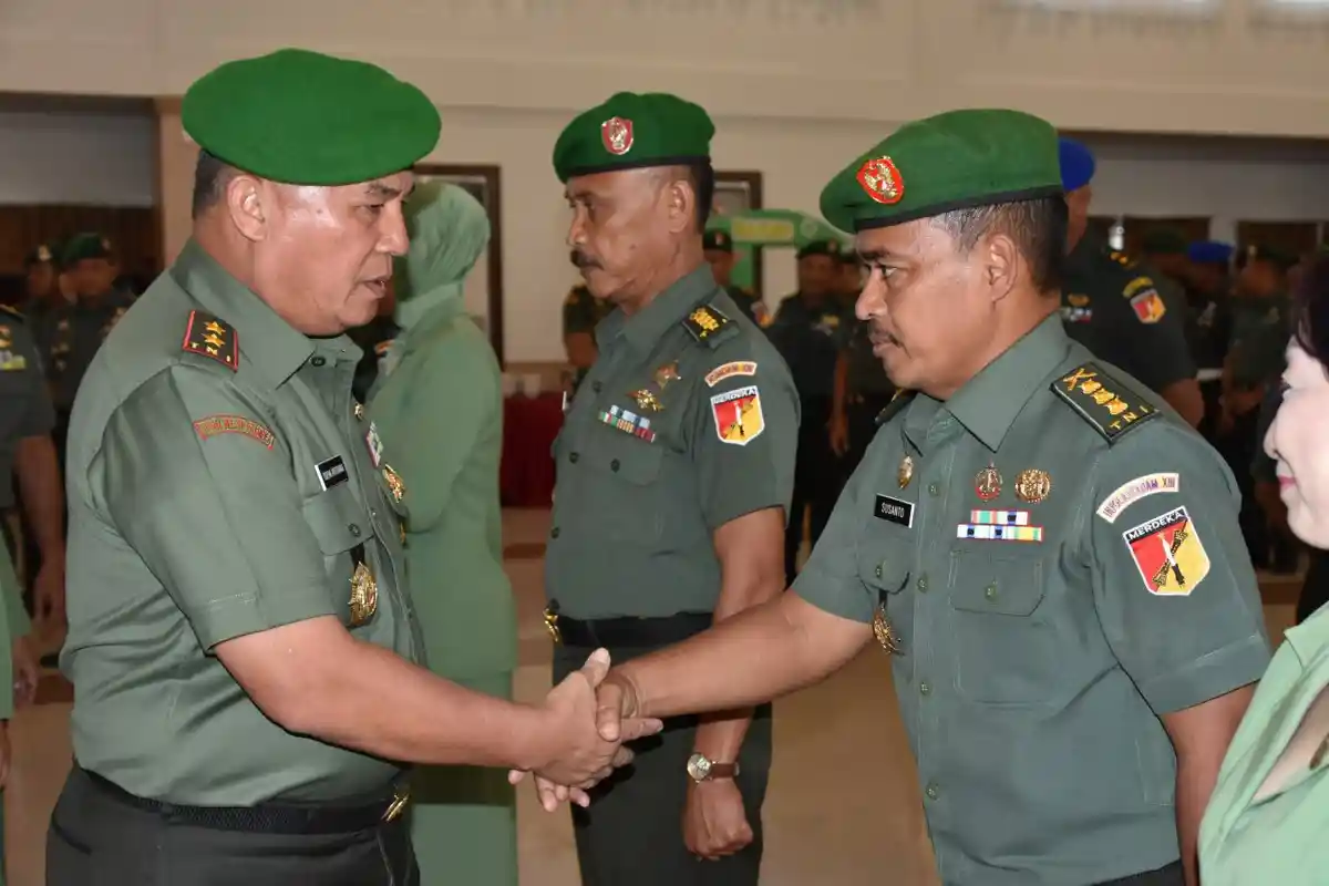 Pangdam Tiopan Sebut Kenaikan Pangkat Bukan Hadiah tapi Suatu Amanah‎
