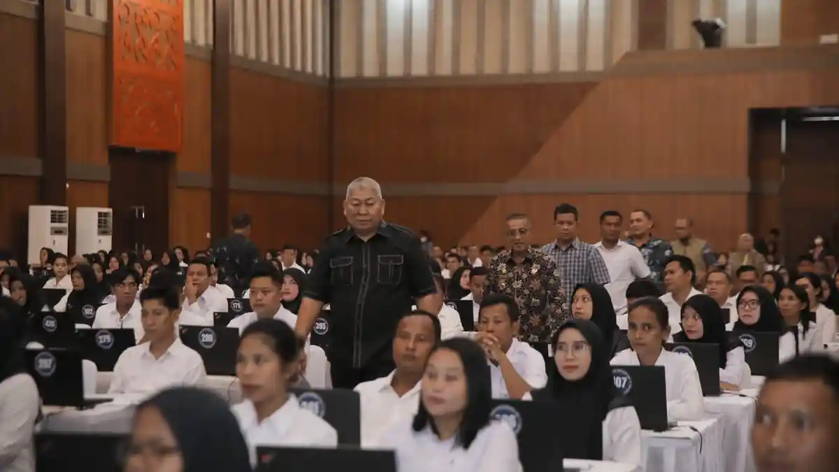 Ribuan Honorer Ikuti Seleksi PPPK Asahan 2024