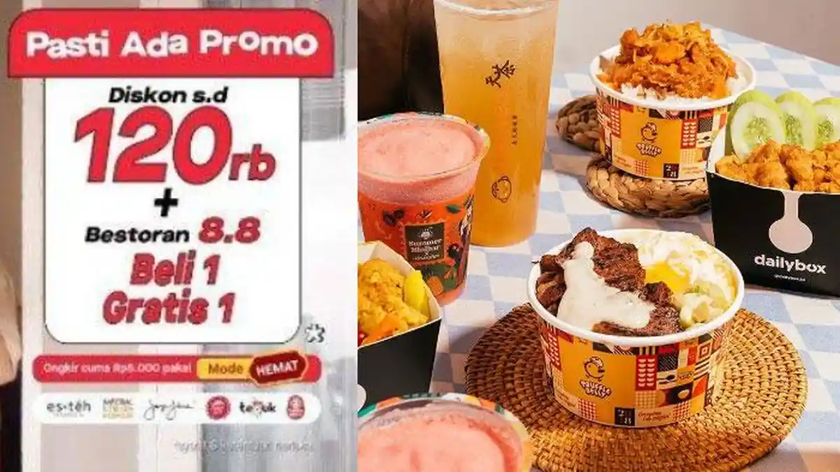 Kode Promo GoFood Hari Ini 28 Agustus 2023, Ada RekomendAsik Jajan Makan Mulai 2k, Diskon 120 Ribu