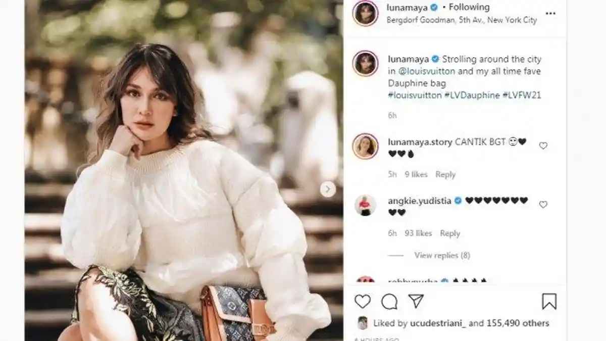 Pesona dan Busana Terbaru Luna Maya di New York Mencuri Perhatian, Bubah : Ya Allah