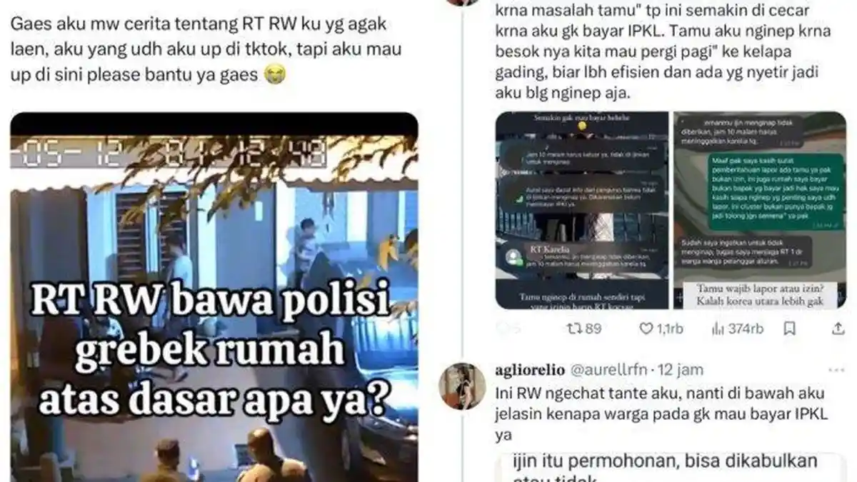 Viral Curhatan Warga di Tangerang Punya RT RW Bikin Aturan Konyol dan ...