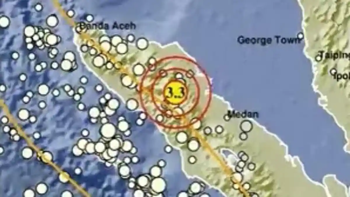 Gempa Bumi di Aceh Siang Ini Kamis 7 Agustus 2025, Berikut Info BMKG Magnitudonya