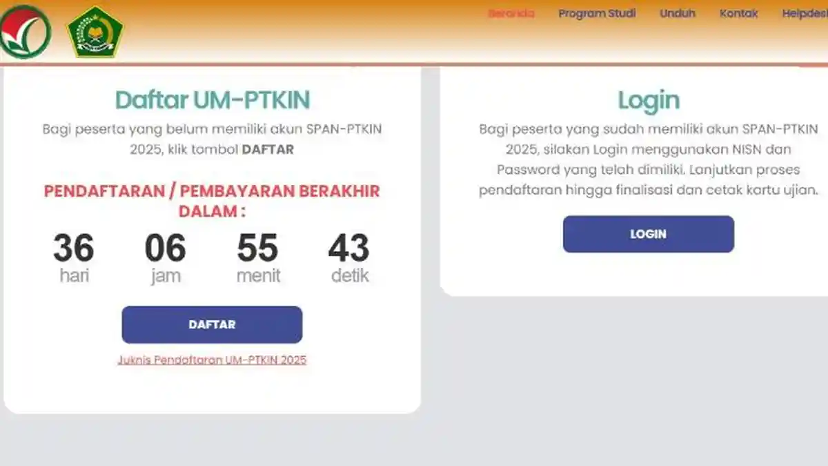 Cara Daftar UM-PTKIN 2025, Lengkap dengan Syarat dan Jadwal Seleksinya