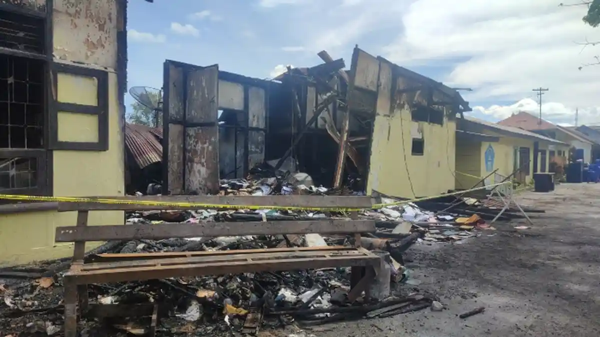 Kondisi Terkini Kantor Koperasi Polres Dairi yang Kebakaran, dan Ini Penyebabnya