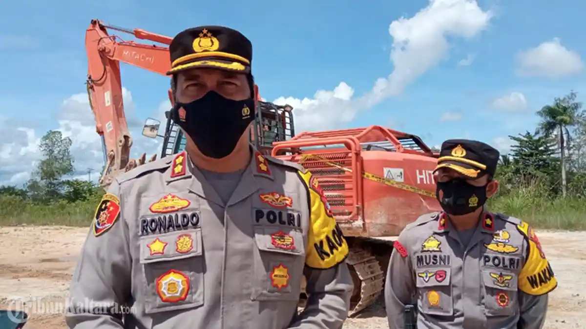 Kapolres Bulungan Beber Nasib Briptu HSB, Oknum Polisi yang terlibat Tambang Ilegal di Sekatak