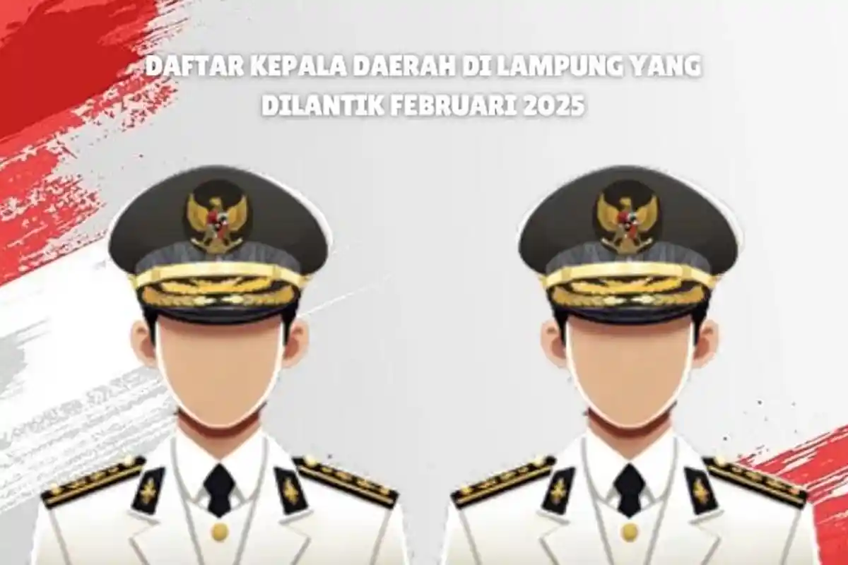 DAFTAR Kepala Daerah Terpilih di Lampung yang Dilantik Presiden Prabowo 6 Februari 2025