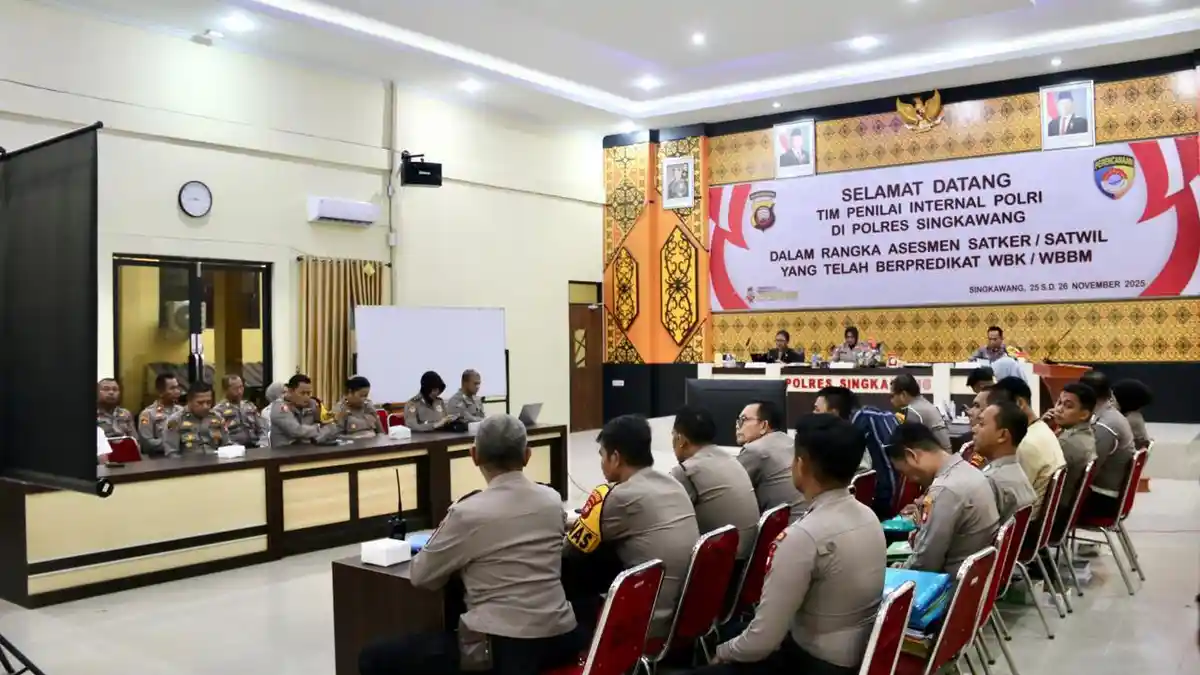 Polres Singkawang Terima Assessment Zona Integritas, Siap Mantapkan Langkah Menuju WBBM