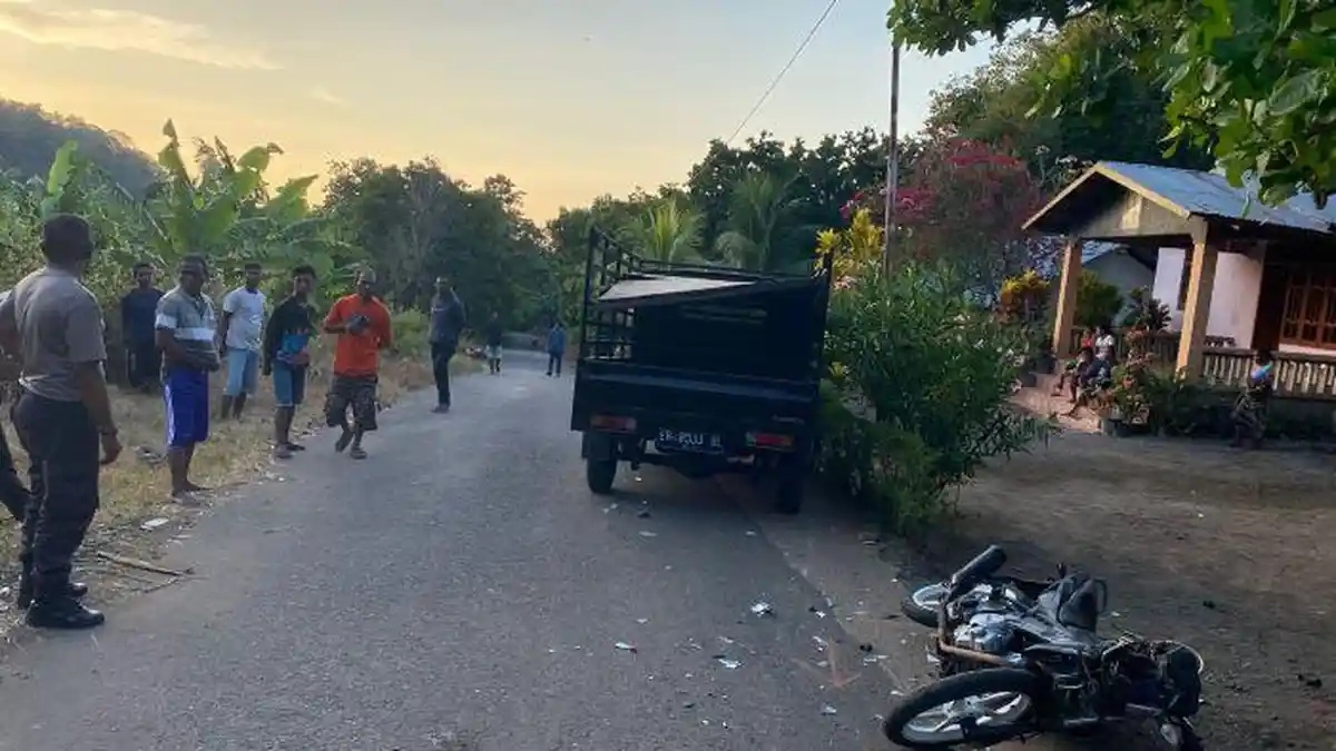 BREAKING NEWS: Lakalantas di Blidit Sikka, 1 Orang Tewas di Tempat