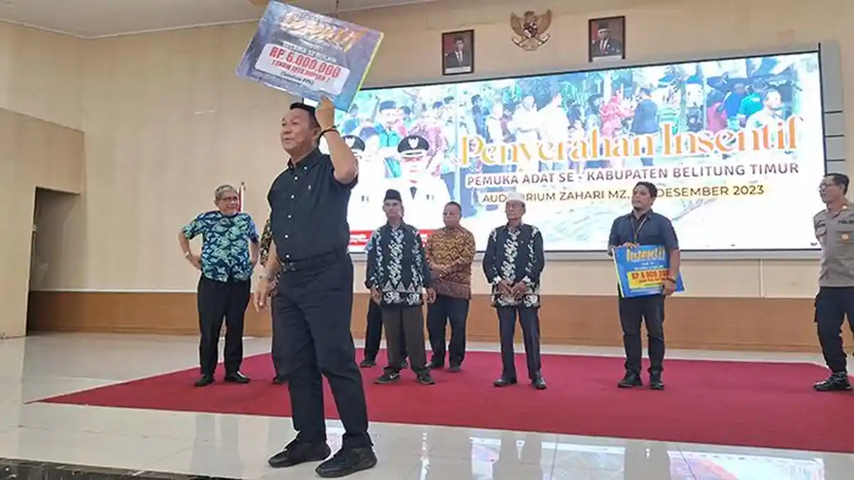 50 Dukun Kampung di Belitung Timur Dapat Bantuan Pemerintah, Per Orang Rp6 Juta