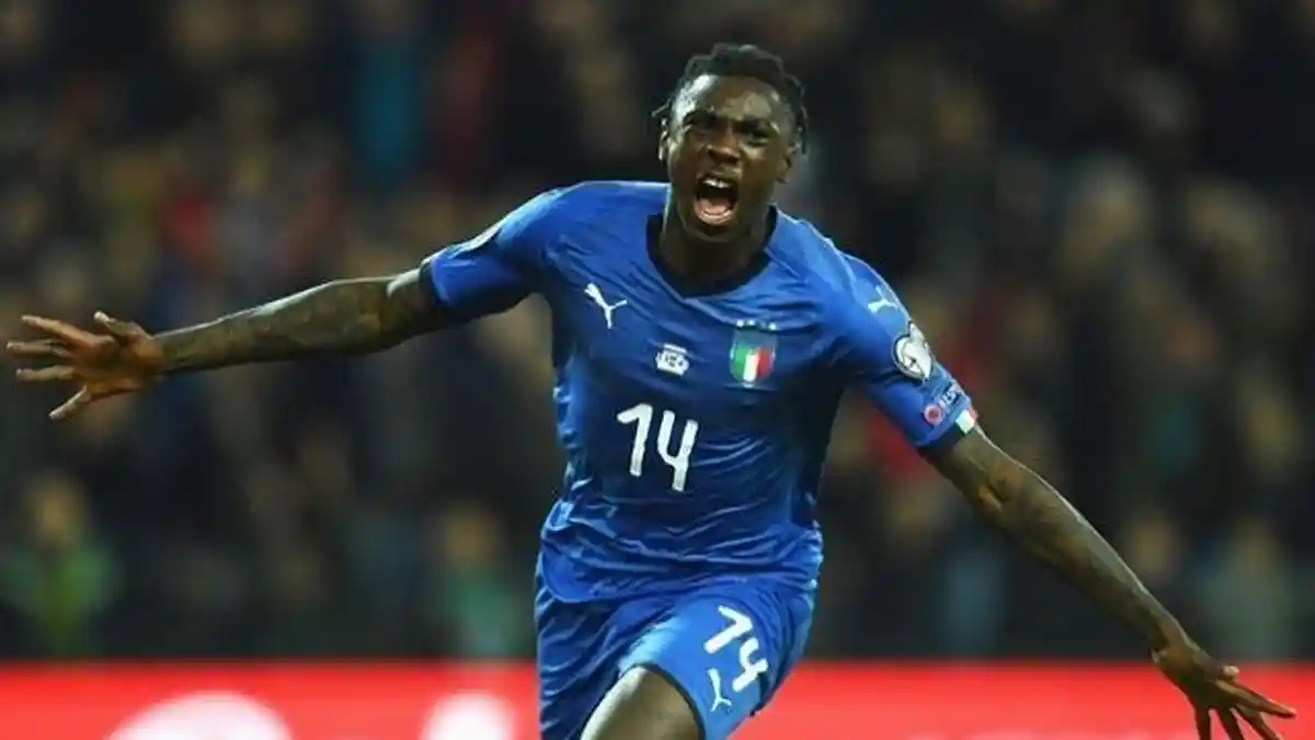 Moise Kean Tampil Gemilang, Andrea Pirlo Minta Mario Balotelli Lupakan Timnas Italia