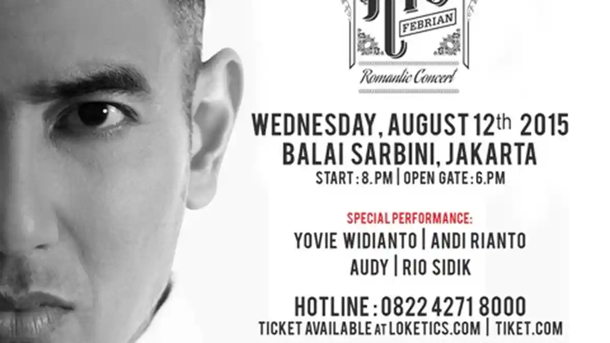 Konser Rio Febrian Ditata Secara Intim, Penuh cinta, dan Eksklusif