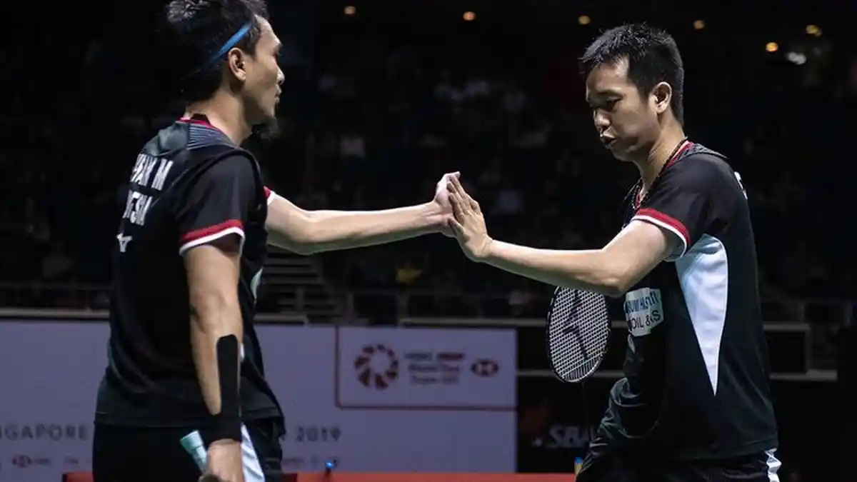 Jadwal Final Kejuaraan Dunia BWF 2022 : Ahsan/ Hendra Tampil di Final Usai Kalahkan Fajar/ Rian