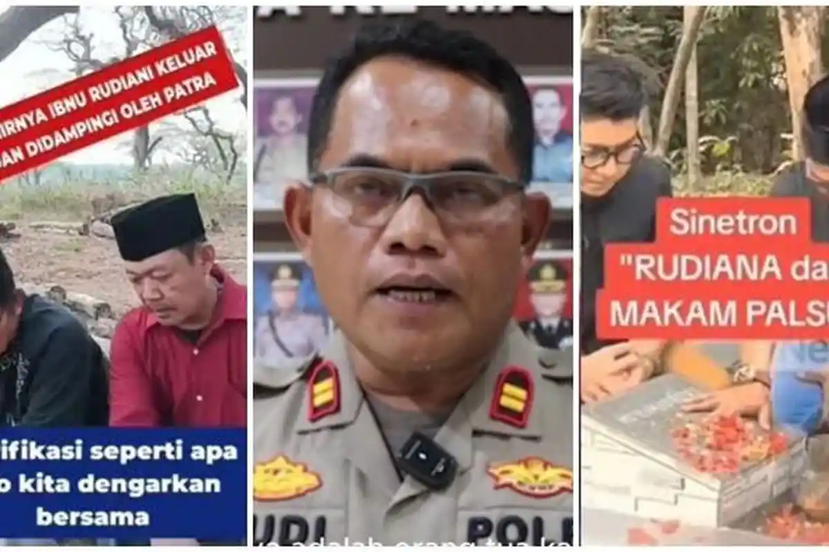 Tangis Iptu Rudiana di Atas Kuburan Jadi Parodi Netizen, Ayah Eky Siap Tantang dengan Sumpah Pocong
