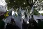 Aksi Protes Kader PBB di KPU