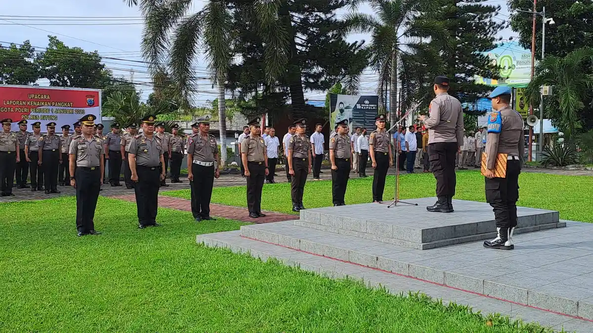 Daftar Nama Personel Polres Bitung Sulawesi Utara yang Naik Pangkat