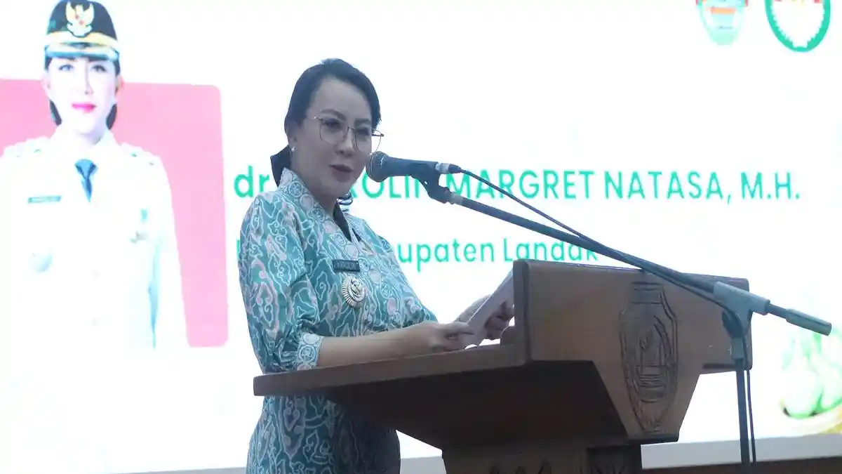 Hadiri Halal Bihalal, Ini Pesan Bupati Karolin Kepada DWP Kabupaten Landak