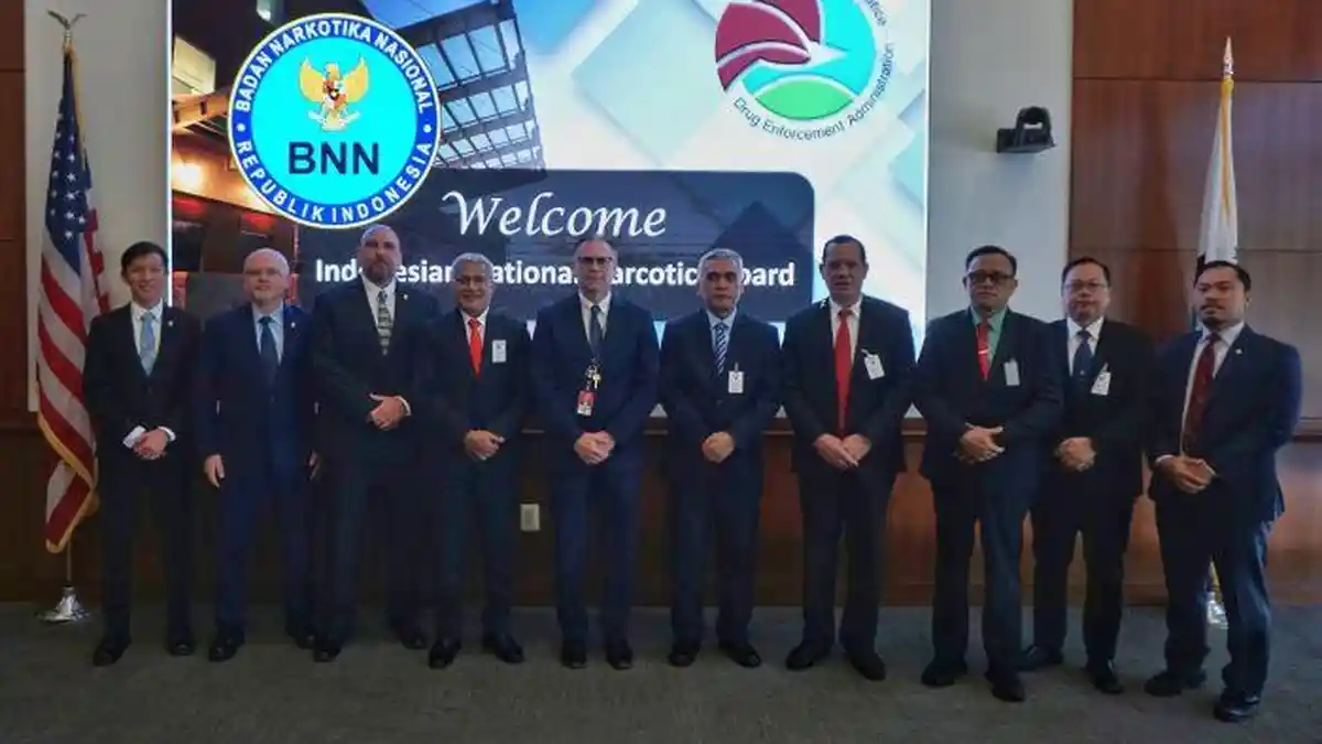 Kepala BNN RI Marthinus Hukom Study Visit ke Markas DEA di Amerika Serikat, Ini Penjelasannya