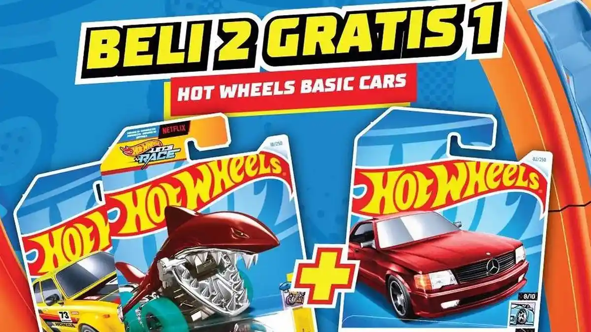 Promo Hot Wheels Alfamart Hingga 15 Juli 2024, Beli 2 Gratis 1 Hotwheels Basic Cars