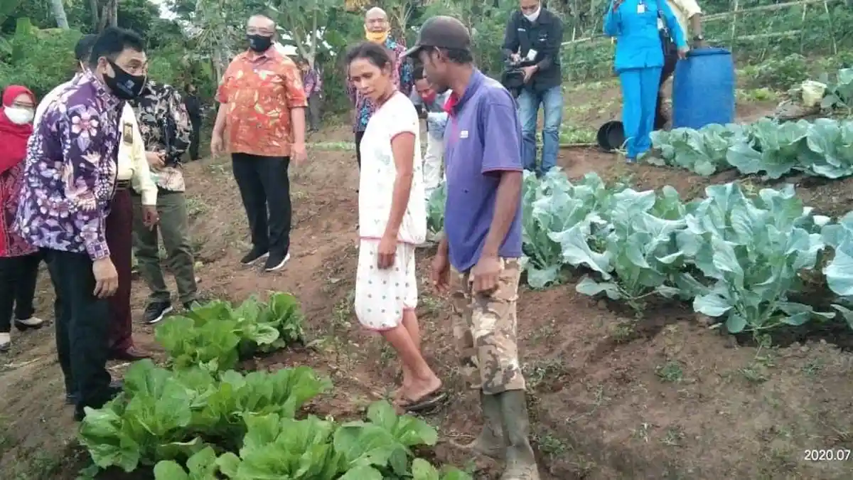 Dari Kebun Sayur, Dirut LPDB-UMKM Terobos Dapur Sampai Kandang Ternak Anggota Obor Mas di Wuliwutik