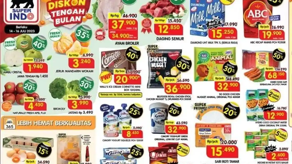 KATALOG Promo Superindo Hari Ini 17 Juli 2023 Belanja Murah Awal Pekan, Udang Pop Corn Rp25.900